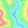 Mapa topográfico Calachota, altitude, relevo
