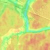 Mapa topográfico Подлитовье, altitude, relevo