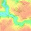 Mapa topográfico Le Grand Bréau, altitude, relevo