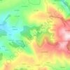 Mapa topográfico Valbón, altitude, relevo