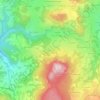 Mapa topográfico Jorance, altitude, relevo