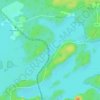 Mapa topográfico Dog Lake Narrows, altitude, relevo