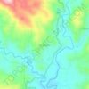 Mapa topográfico Singajaya, altitude, relevo