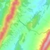 Mapa topográfico Hightown, altitude, relevo