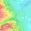 Mapa topográfico Fenouille, altitude, relevo