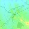 Mapa topográfico Bodhan, altitude, relevo