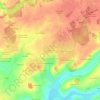 Mapa topográfico Les Anneaux, altitude, relevo