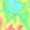 Mapa topográfico Churoloma, altitude, relevo