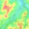 Mapa topográfico La Maison Neuve, altitude, relevo