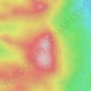 Mapa topográfico Jounama, altitude, relevo