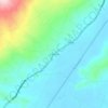 Mapa topográfico El Molino, altitude, relevo