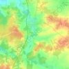 Mapa topográfico Chez Dyon, altitude, relevo