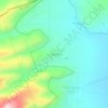 Mapa topográfico La Barreta, altitude, relevo