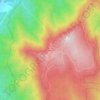 Mapa topográfico Skyland, altitude, relevo