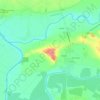 Mapa topográfico La Grange, altitude, relevo