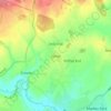 Mapa topográfico Hailey, altitude, relevo