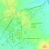 Mapa topográfico Kebun Raya ITERA, altitude, relevo