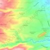Mapa topográfico Patalanga, altitude, relevo