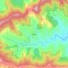 Mapa topográfico Ghisar, altitude, relevo