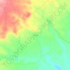 Mapa topográfico Kemu, altitude, relevo