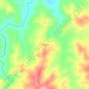 Mapa topográfico Pantanoso, altitude, relevo