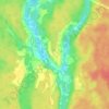 Mapa topográfico Шеляйха, altitude, relevo