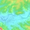 Mapa topográfico Bonrepaux, altitude, relevo