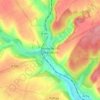 Mapa topográfico Marseille-en-Beauvaisis, altitude, relevo
