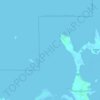 Mapa topográfico Florida Keys, altitude, relevo