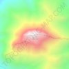Mapa topográfico Azad Kooh, altitude, relevo