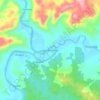 Mapa topográfico Zapallo Grande, altitude, relevo