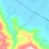 Mapa topográfico Yamaç, altitude, relevo