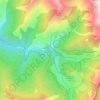Mapa topográfico Tor, altitude, relevo