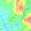 Mapa topográfico Kergaradec Vihan, altitude, relevo