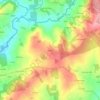 Mapa topográfico Gasalla, altitude, relevo