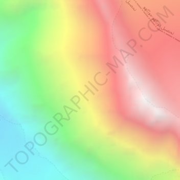 Mapa topográfico Hindu Kush, altitude, relevo