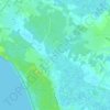 Mapa topográfico Le Deu, altitude, relevo