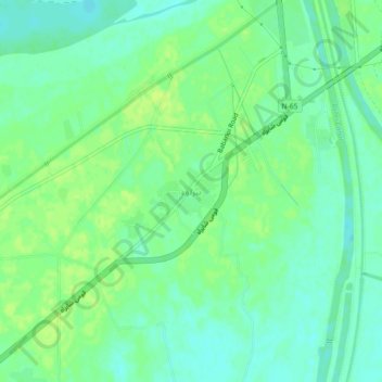 Mapa topográfico Babarloi, altitude, relevo