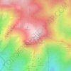 Mapa topográfico La Maliciosa, altitude, relevo