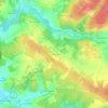 Mapa topográfico Chez Chevroux, altitude, relevo