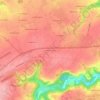 Mapa topográfico La Mare au Budo, altitude, relevo