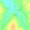 Mapa topográfico Gavarawada, altitude, relevo