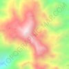 Mapa topográfico Ghamr, altitude, relevo