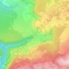 Mapa topográfico Éternoz, altitude, relevo