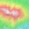 Mapa topográfico Hohe Munde Ostgipfel, altitude, relevo