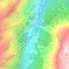 Mapa topográfico La Frassy, altitude, relevo