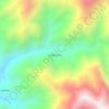 Mapa topográfico Zambumbal, altitude, relevo
