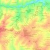 Mapa topográfico La Gobardière, altitude, relevo