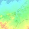 Mapa topográfico Shale, altitude, relevo
