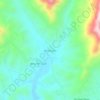 Mapa topográfico Río San Juan, altitude, relevo